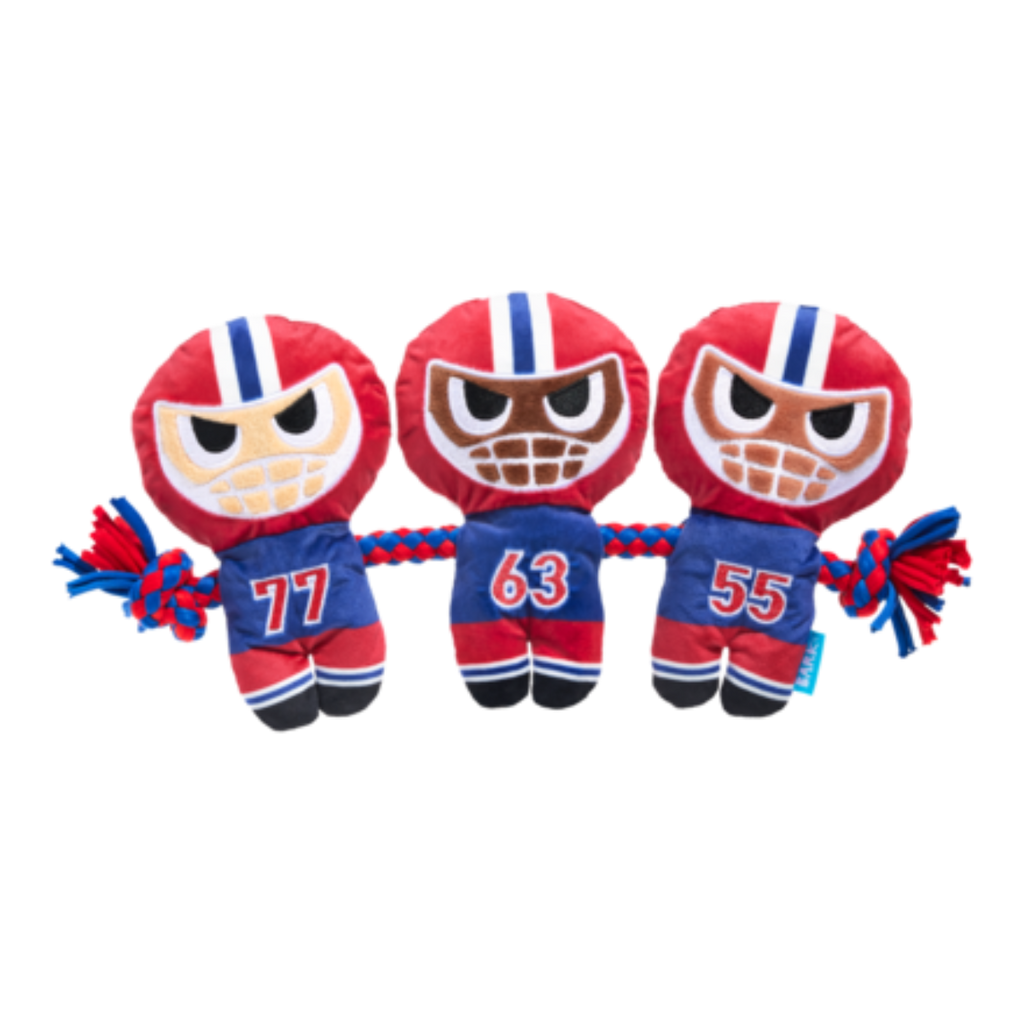 Linebarkers Plush Tug Dog Toy