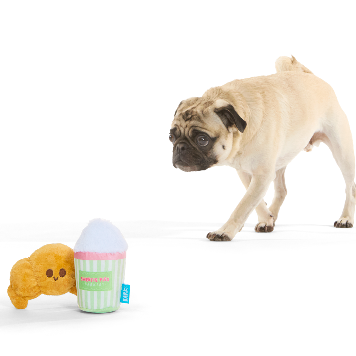 Ooh-la-la-latte Plush Multi-Part Dog Toy